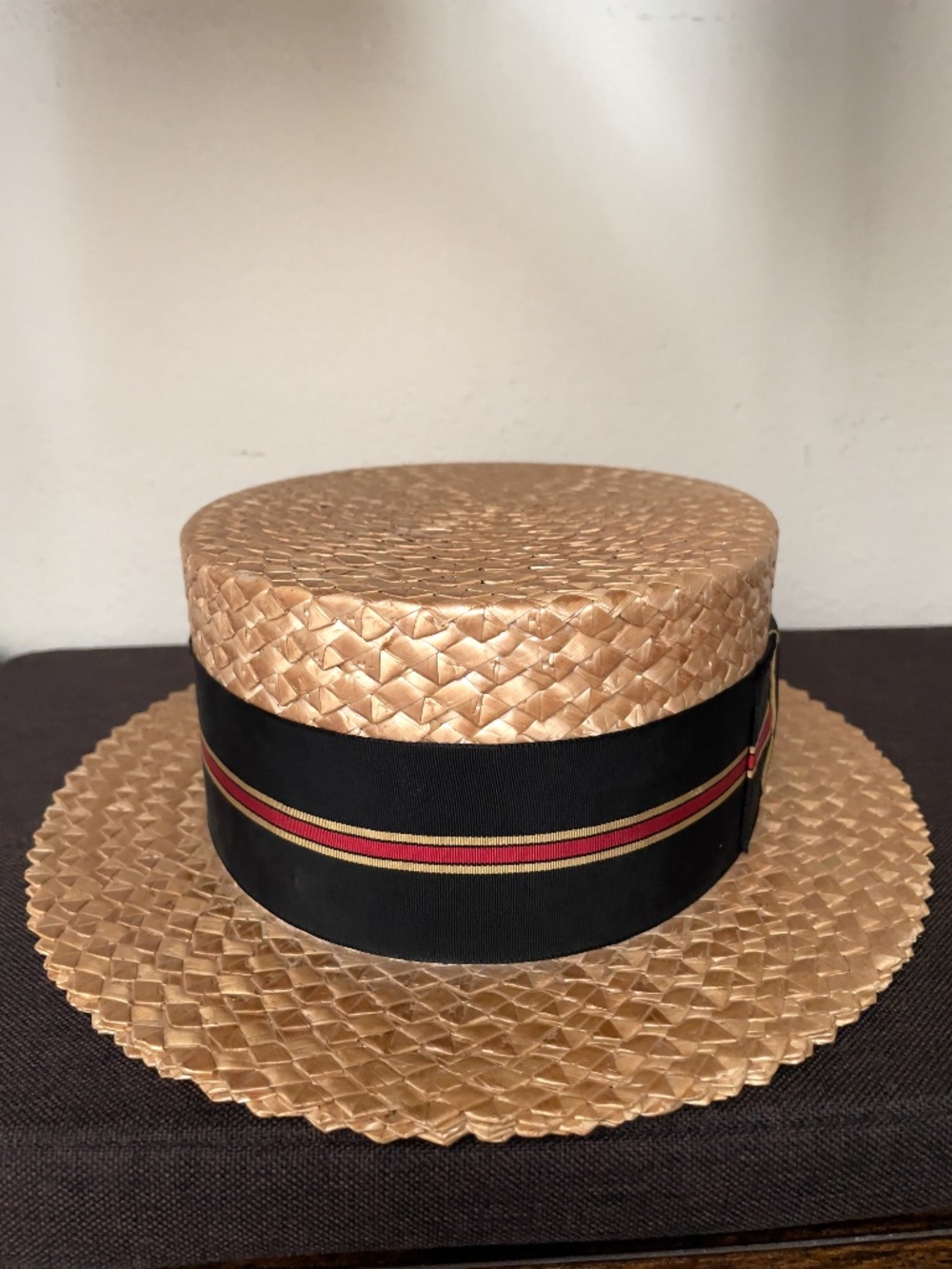 Vintage 1920s Keens British Colonials Boater Hat: Size 7